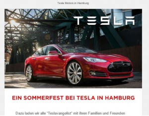 sommerfest tesla